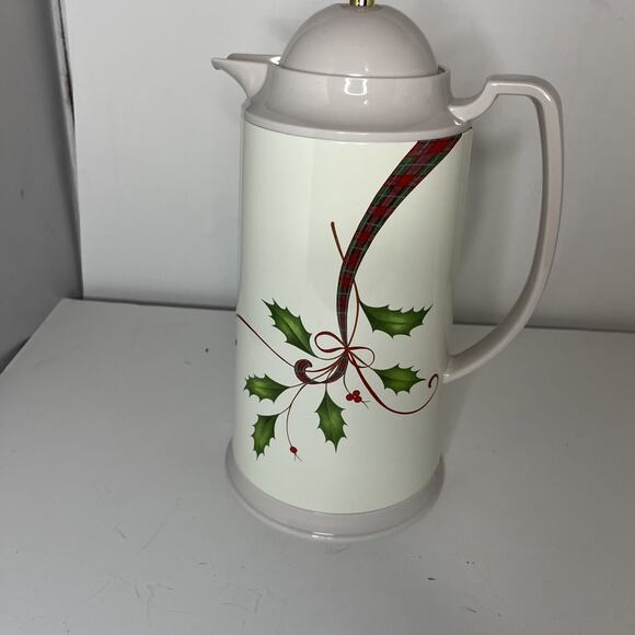 LENOX THERMAL CARAFE HOLIDAY NOUVEAU CHRISTMAS NEW [a9LX]